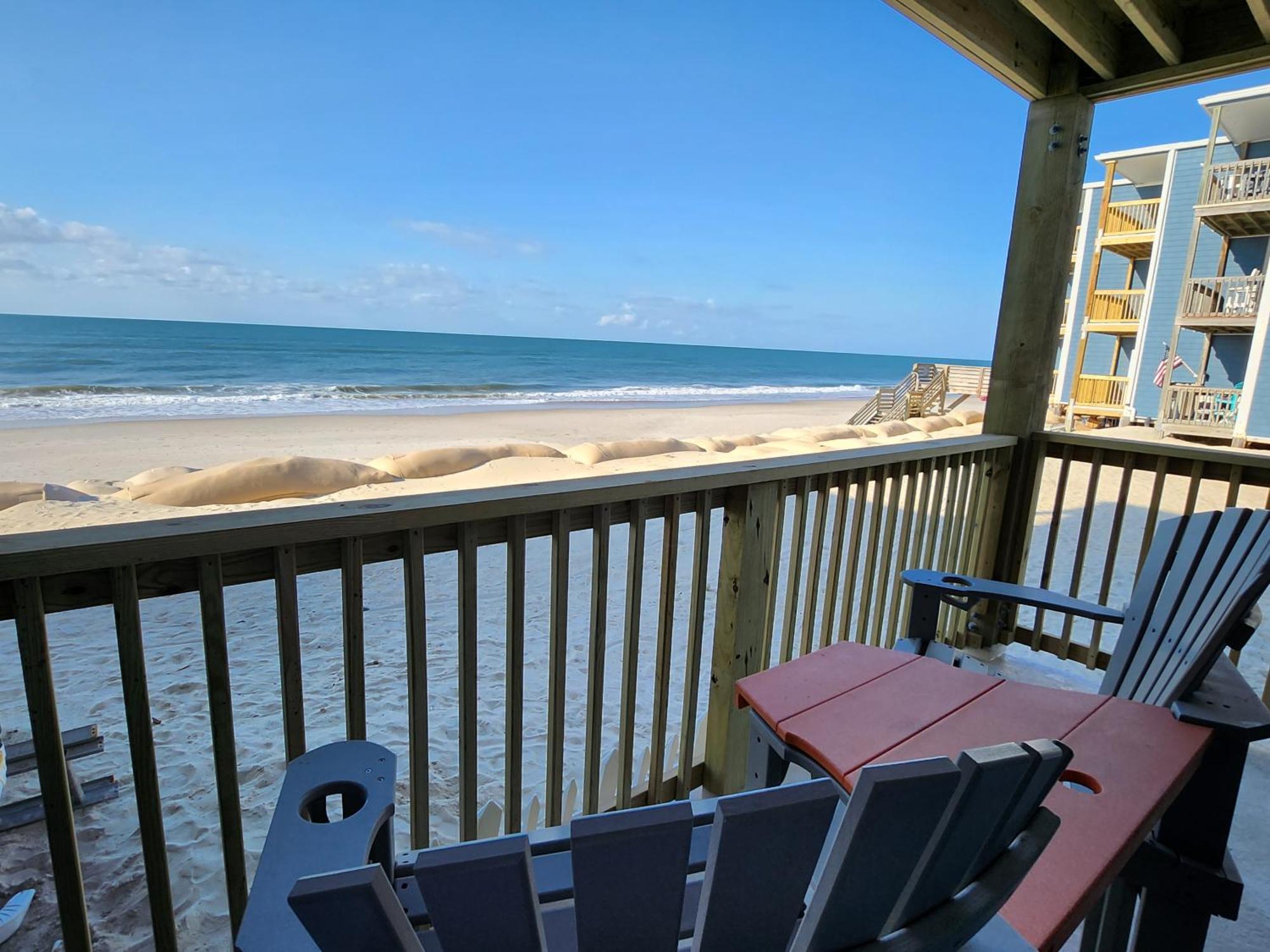 Villa Steps To The Ocean! 129 North Topsail Beach Esterno foto
